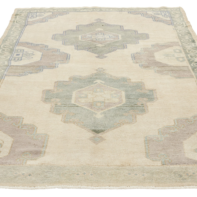 El Dokuma Vintage Halı - 137 cm x 212 cm - K0091039