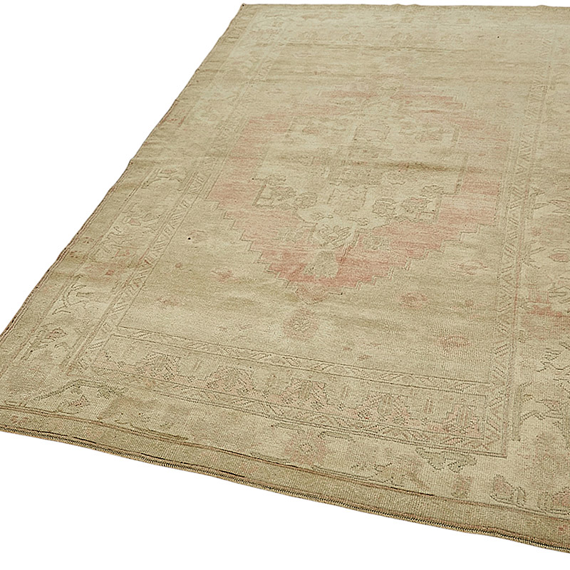 Vintage Turkish Hand-Knotted Rug - 4' 8" x 7' 5" (56" x 89") - K0091043