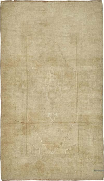 El Dokuma Vintage Halı - 126 cm x 217 cm