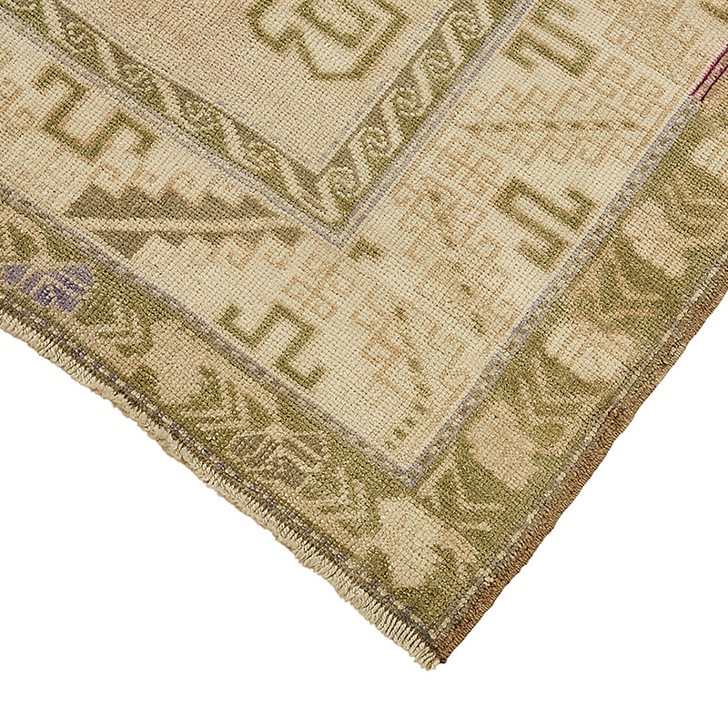 Alfombra Vintage Turca Anudada a Mano - 143 cm x 203 cm - K0091046