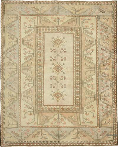 El Dokuma Vintage Halı - 297 cm x 365 cm