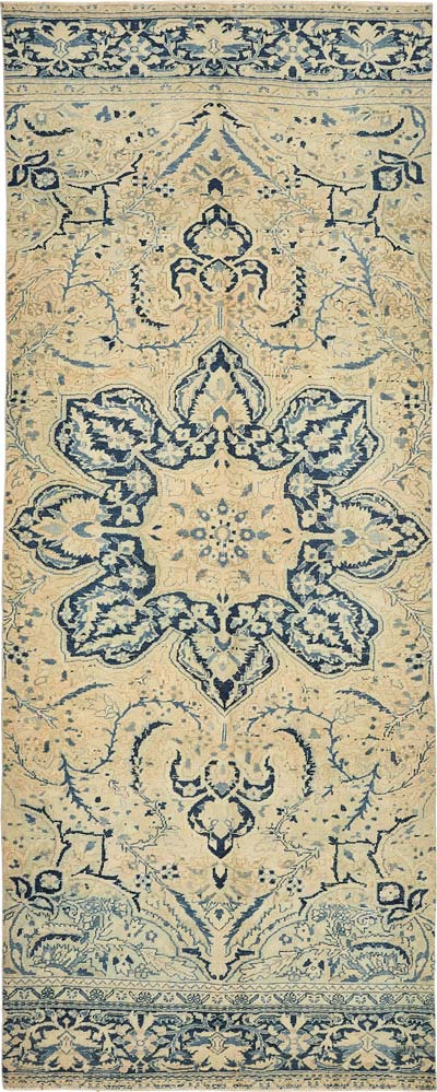 Vintage Hand-Knotted Oriental Rug - 5' 3" x 13' 3" (63" x 159")