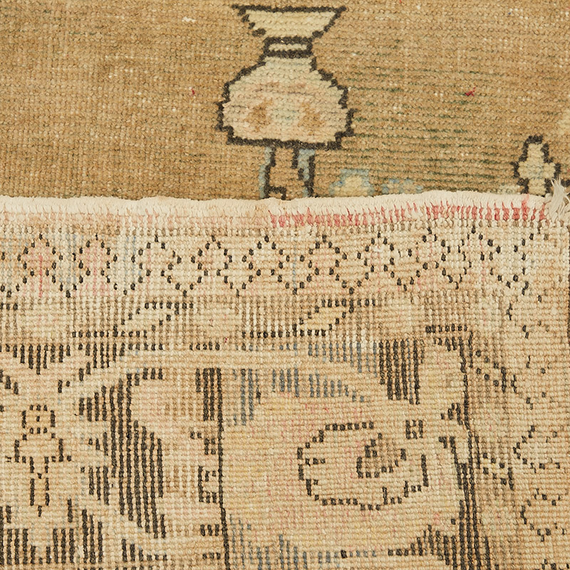 Vintage Hand-Knotted Oriental Rug - 6' 7" x 10' 2" (79" x 122") - K0091049