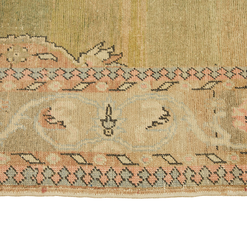 Vintage Hand-Knotted Oriental Rug - 6' 7" x 10' 2" (79" x 122") - K0091049