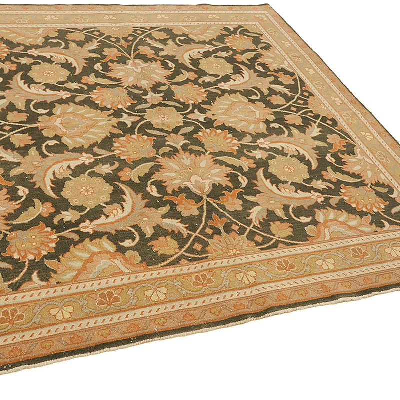 El Dokuma Vintage Halı - 185 cm x 185 cm - K0091050