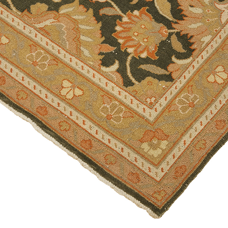 El Dokuma Vintage Halı - 185 cm x 185 cm - K0091050