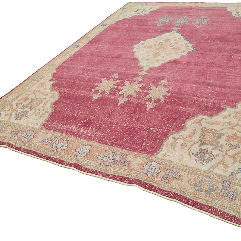 Vintage Hand-Knotted Oriental Rug - 8' 6" x 13' 7" (102" x 163") - K0091052