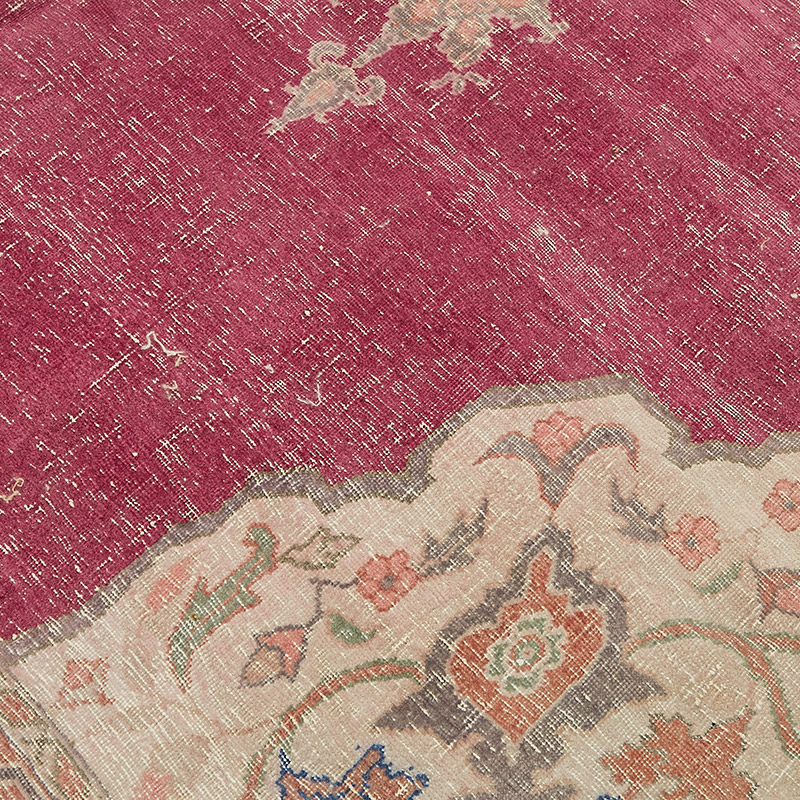 Vintage Hand-Knotted Oriental Rug - 8' 6" x 13' 7" (102" x 163") - K0091052