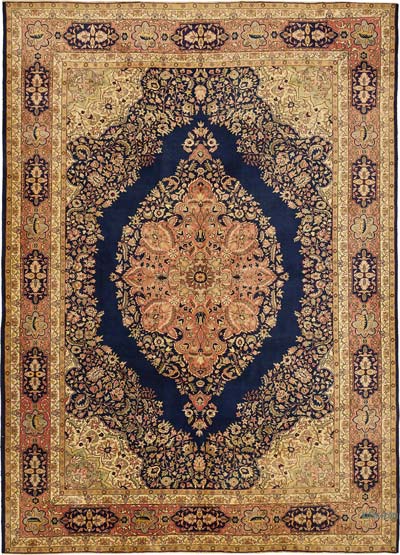 Vintage Hand-Knotted Oriental Rug - 9' 6" x 13'  (114" x 156")