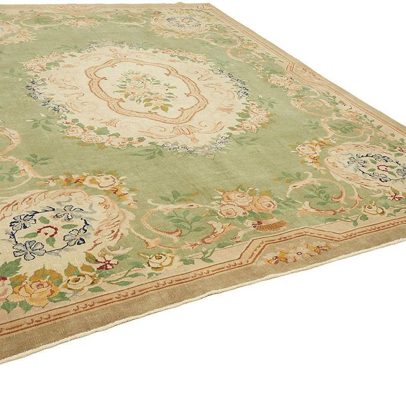 Vintage Hand-Knotted Oriental Rug - 9' 10" x 12' 2" (118" x 146") - K0091055