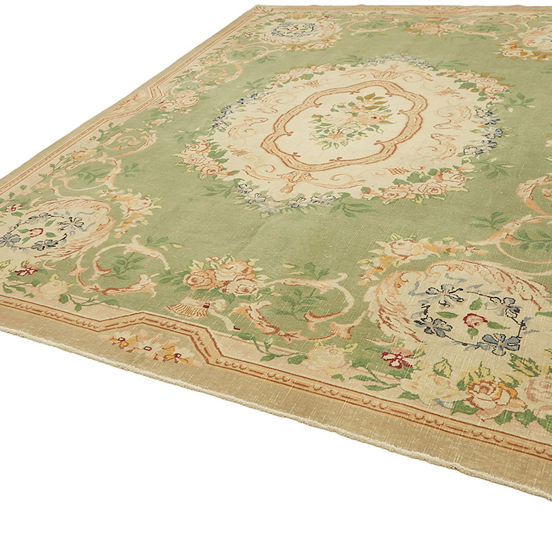 Vintage Hand-Knotted Oriental Rug - 9' 10" x 12' 2" (118" x 146") - K0091055