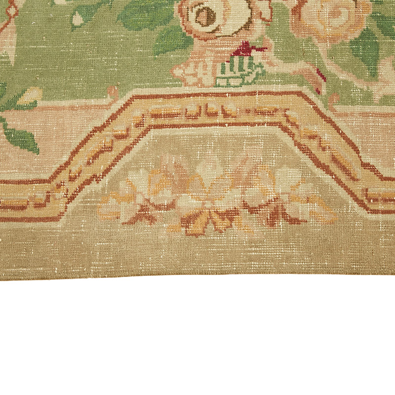 Vintage Hand-Knotted Oriental Rug - 9' 10" x 12' 2" (118" x 146") - K0091055