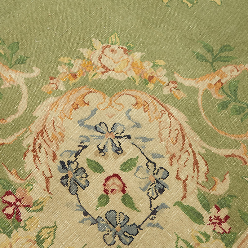 Vintage Hand-Knotted Oriental Rug - 9' 10" x 12' 2" (118" x 146") - K0091055