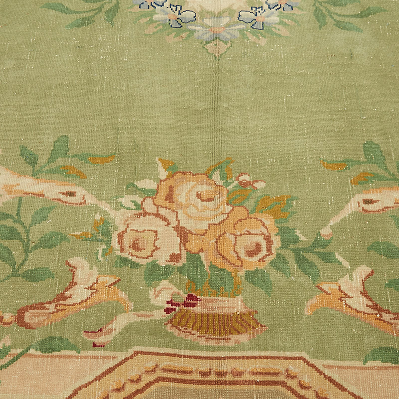 Vintage Hand-Knotted Oriental Rug - 9' 10" x 12' 2" (118" x 146") - K0091055