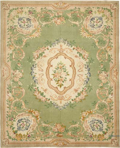 El Dokuma Vintage Halı - 300 cm x 370 cm