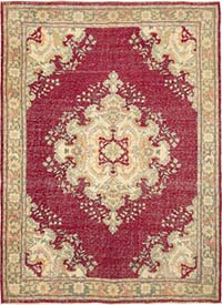 Vintage Hand-Knotted Oriental Rug - 8'  x 10' 10" (96" x 130")