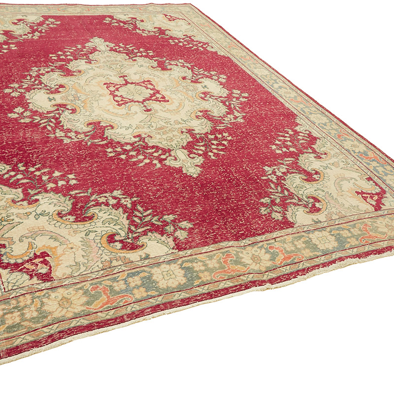 Vintage Hand-Knotted Oriental Rug - 8'  x 10' 10" (96" x 130") - K0091056