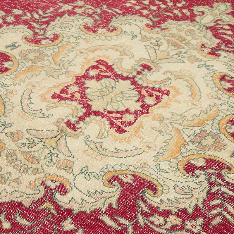 Vintage Hand-Knotted Oriental Rug - 8'  x 10' 10" (96" x 130") - K0091056