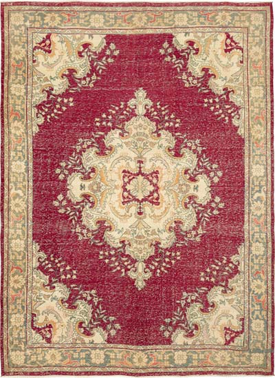 El Dokuma Vintage Halı - 244 cm x 331 cm