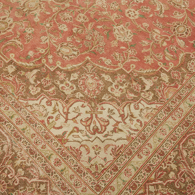 El Dokuma Vintage Halı - 293 cm x 393 cm - K0091060
