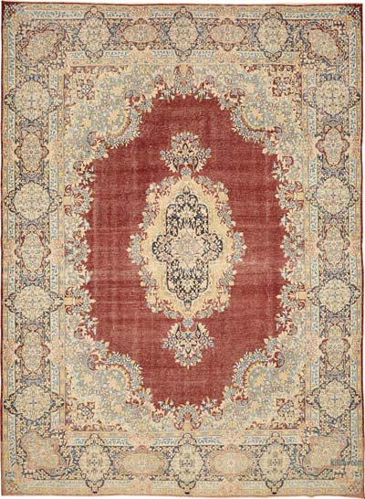 El Dokuma Vintage Halı - 288 cm x 400 cm