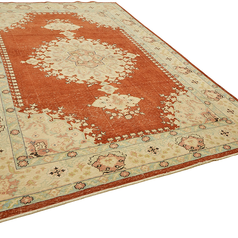 Alfombra Oriental Vintage Anudada a Mano - 264 cm x 383 cm - K0091064
