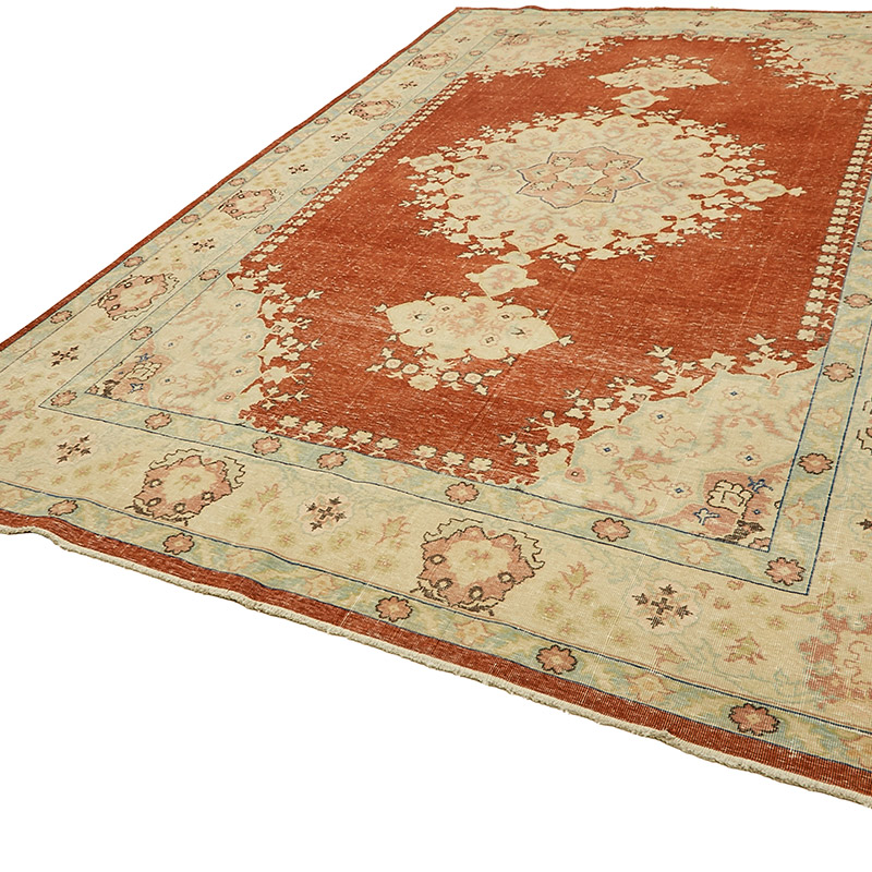 Alfombra Oriental Vintage Anudada a Mano - 264 cm x 383 cm - K0091064