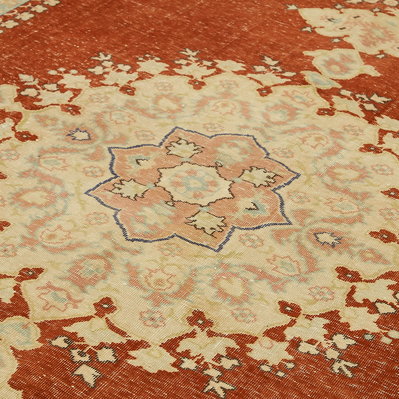 Alfombra Oriental Vintage Anudada a Mano - 264 cm x 383 cm - K0091064
