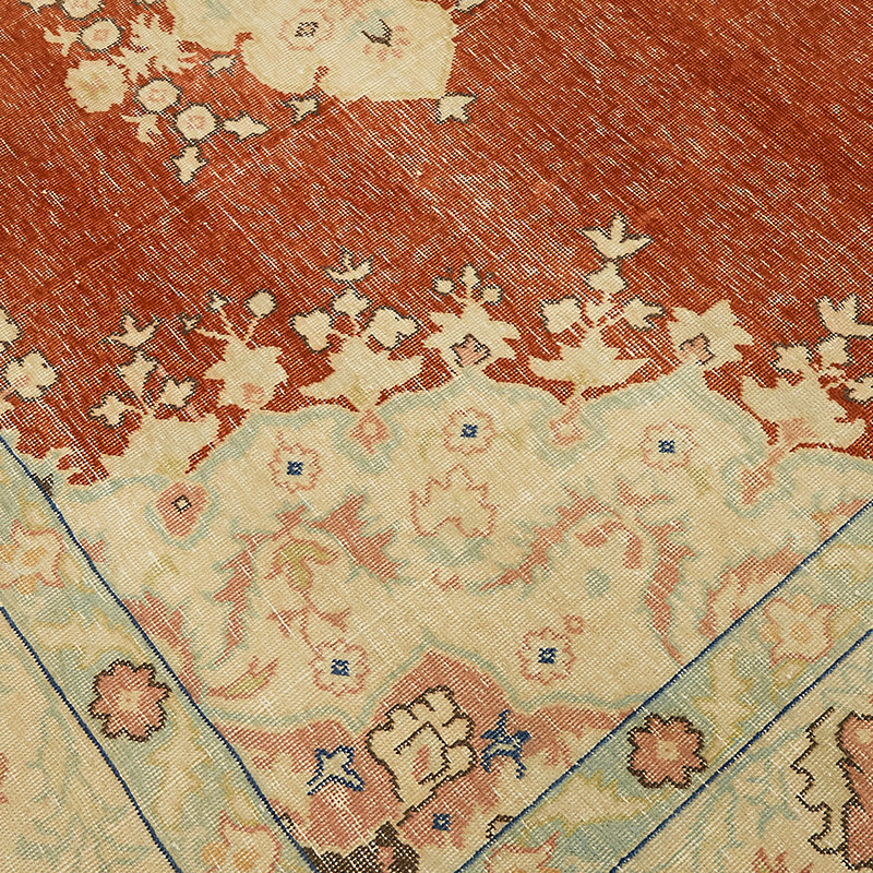 Alfombra Oriental Vintage Anudada a Mano - 264 cm x 383 cm - K0091064
