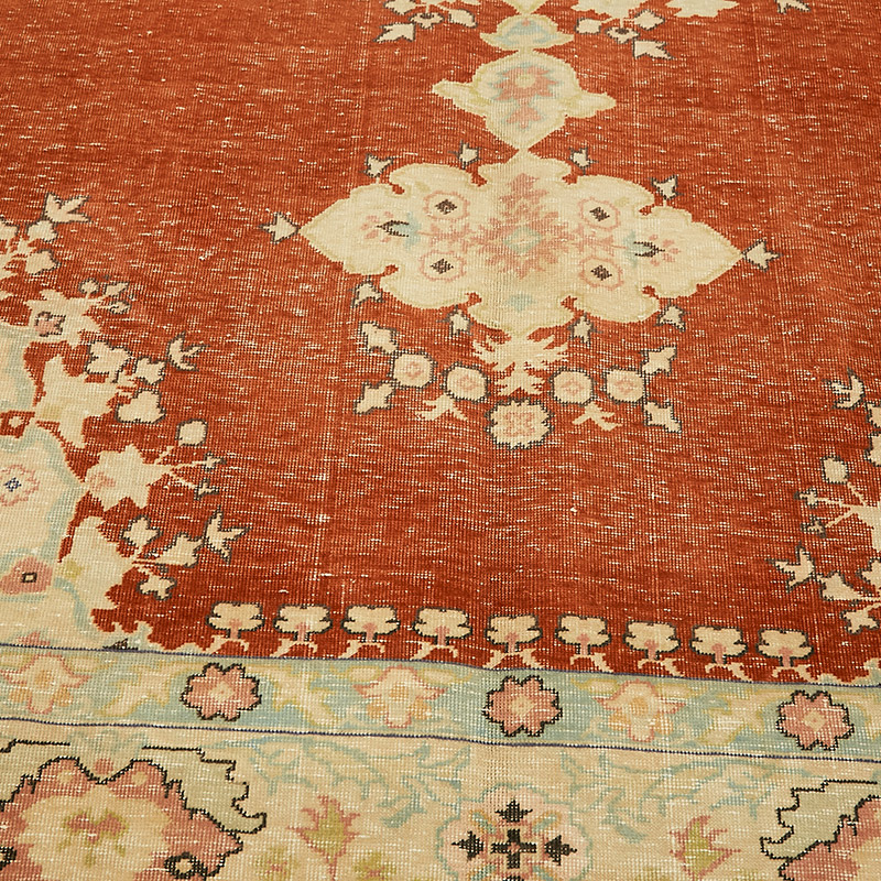 Alfombra Oriental Vintage Anudada a Mano - 264 cm x 383 cm - K0091064