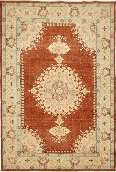 Alfombra Oriental Vintage Anudada a Mano - 264 cm x 383 cm
