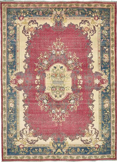 El Dokuma Vintage Halı - 250 cm x 340 cm