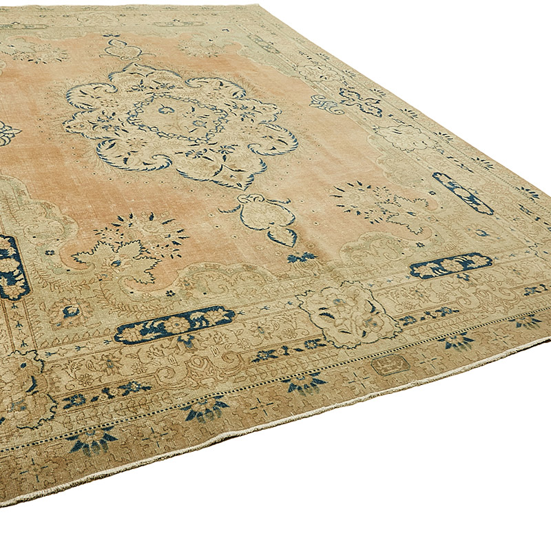 Vintage Hand-Knotted Oriental Rug - 9' 7" x 13' 4" (115" x 160") - K0091068