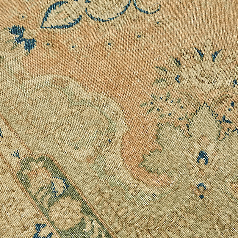 Vintage Hand-Knotted Oriental Rug - 9' 7" x 13' 4" (115" x 160") - K0091068