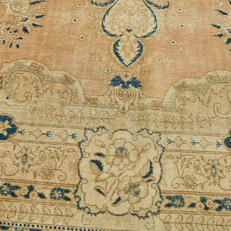 Vintage Hand-Knotted Oriental Rug - 9' 7" x 13' 4" (115" x 160") - K0091068