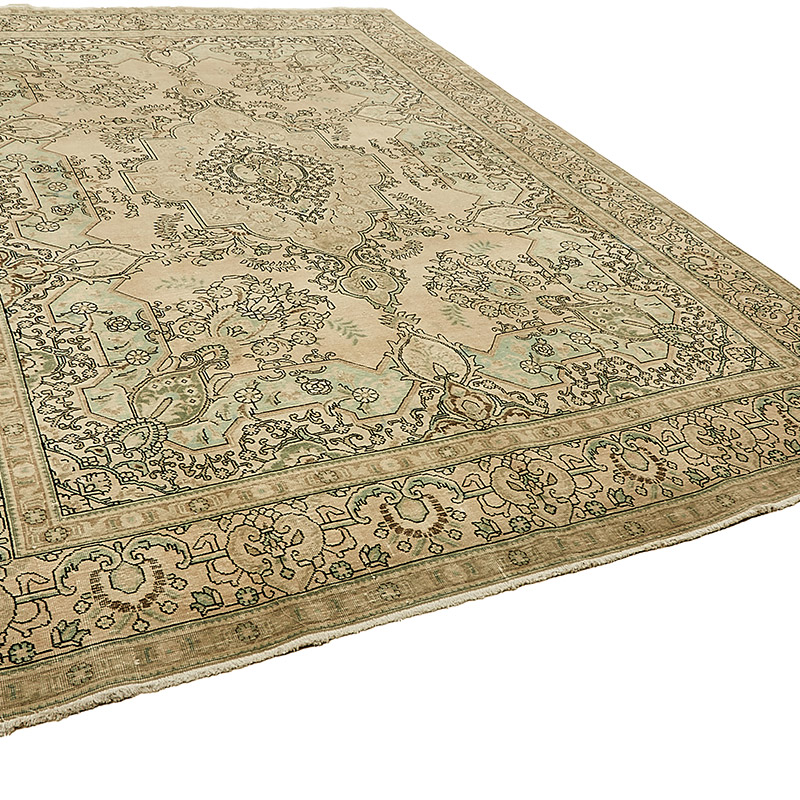 El Dokuma Vintage Halı - 292 cm x 387 cm - K0091071