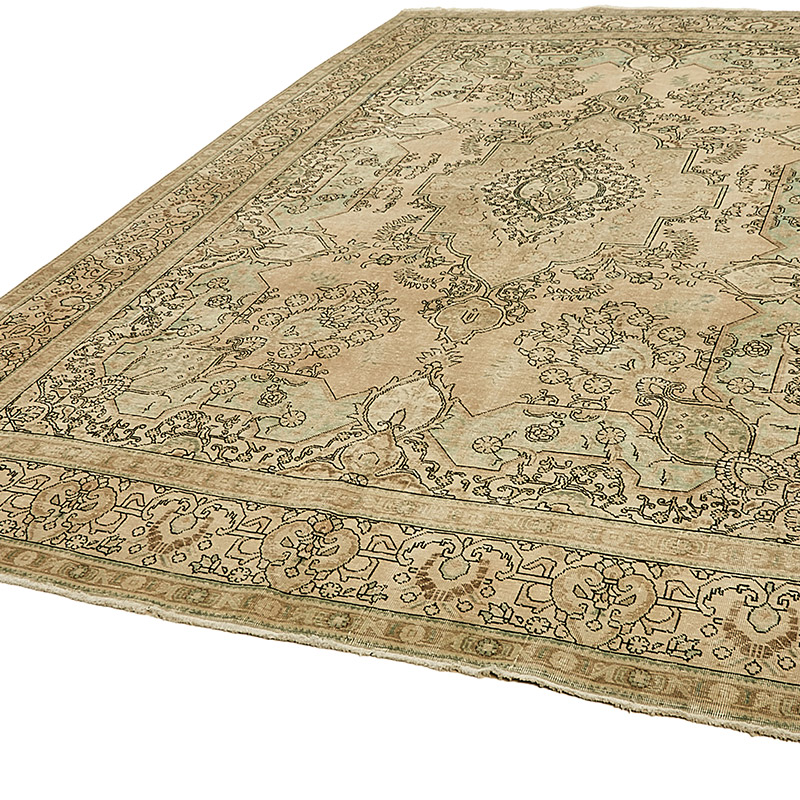 El Dokuma Vintage Halı - 292 cm x 387 cm - K0091071