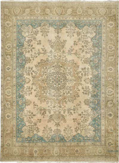 Alfombra Oriental Vintage Anudada a Mano - 293 cm x 380 cm