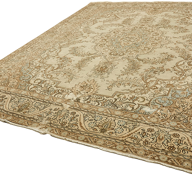 Vintage Hand-Knotted Oriental Rug - 9' 9" x 12' 10" (117" x 154") - K0091074