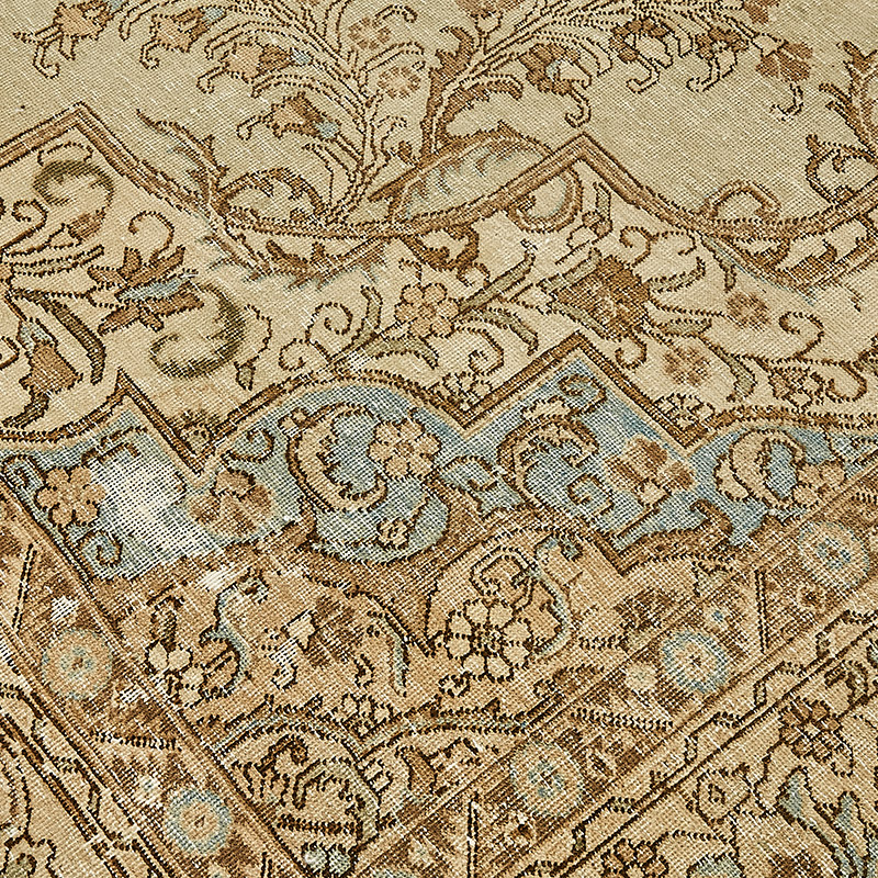 Vintage Hand-Knotted Oriental Rug - 9' 9" x 12' 10" (117" x 154") - K0091074