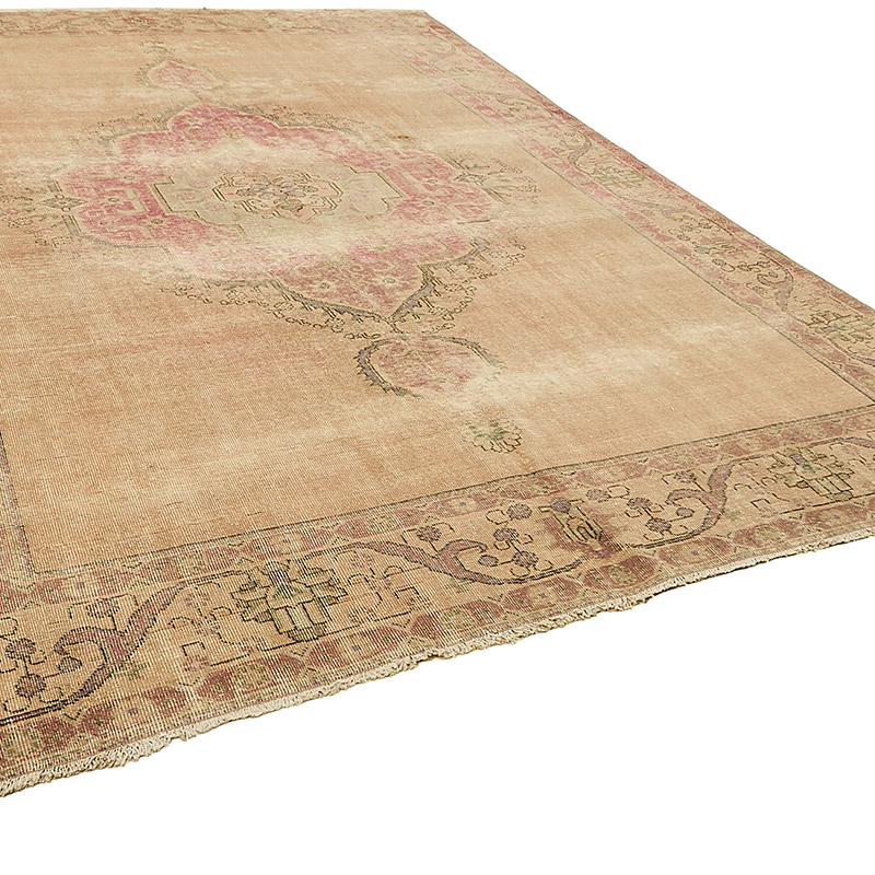 Vintage Hand-Knotted Oriental Rug - 9' 5" x 12' 8" (113" x 152") - K0091079