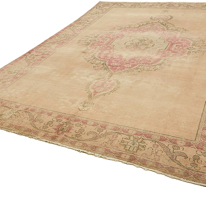 Vintage Hand-Knotted Oriental Rug - 9' 5" x 12' 8" (113" x 152") - K0091079