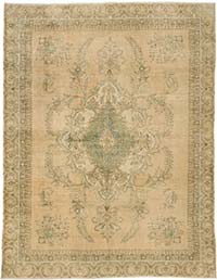 Vintage Hand-Knotted Oriental Rug - 10' 1" x 13'  (121" x 156")