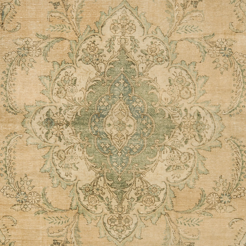 Vintage Hand-Knotted Oriental Rug - 10' 1" x 13'  (121" x 156") - K0091084