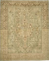 Vintage Hand-Knotted Oriental Rug - 9' 9" x 12' 5" (117" x 149")
