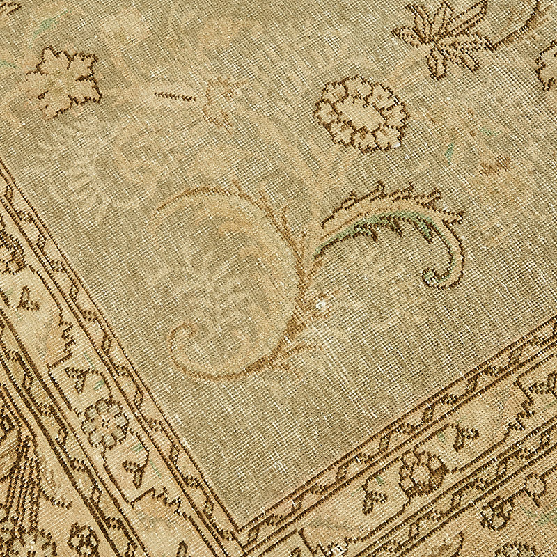 Vintage Hand-Knotted Oriental Rug - 9' 9" x 12' 5" (117" x 149") - K0091088