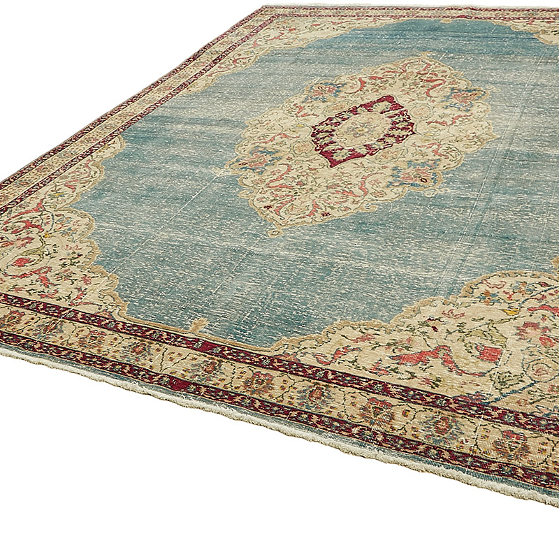 Alfombra Oriental Vintage Anudada a Mano - 285 cm x 358 cm - K0091090