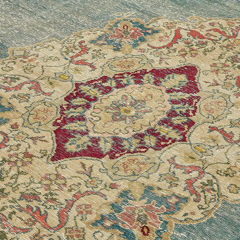 Alfombra Oriental Vintage Anudada a Mano - 285 cm x 358 cm - K0091090