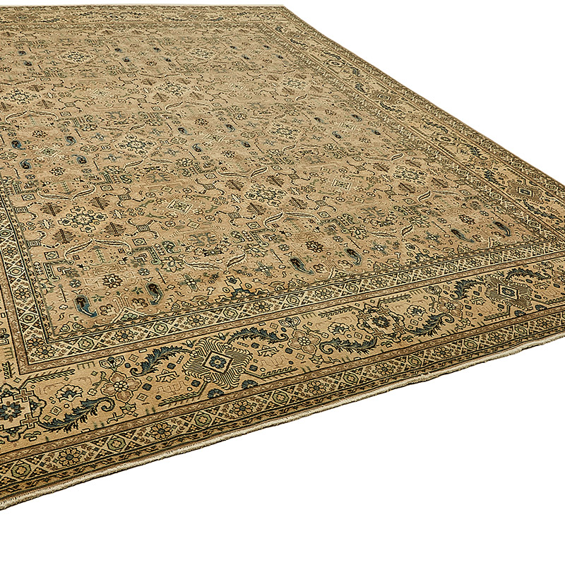El Dokuma Vintage Halı - 304 cm x 396 cm - K0091091