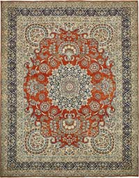 El Dokuma Vintage Halı - 312 cm x 396 cm